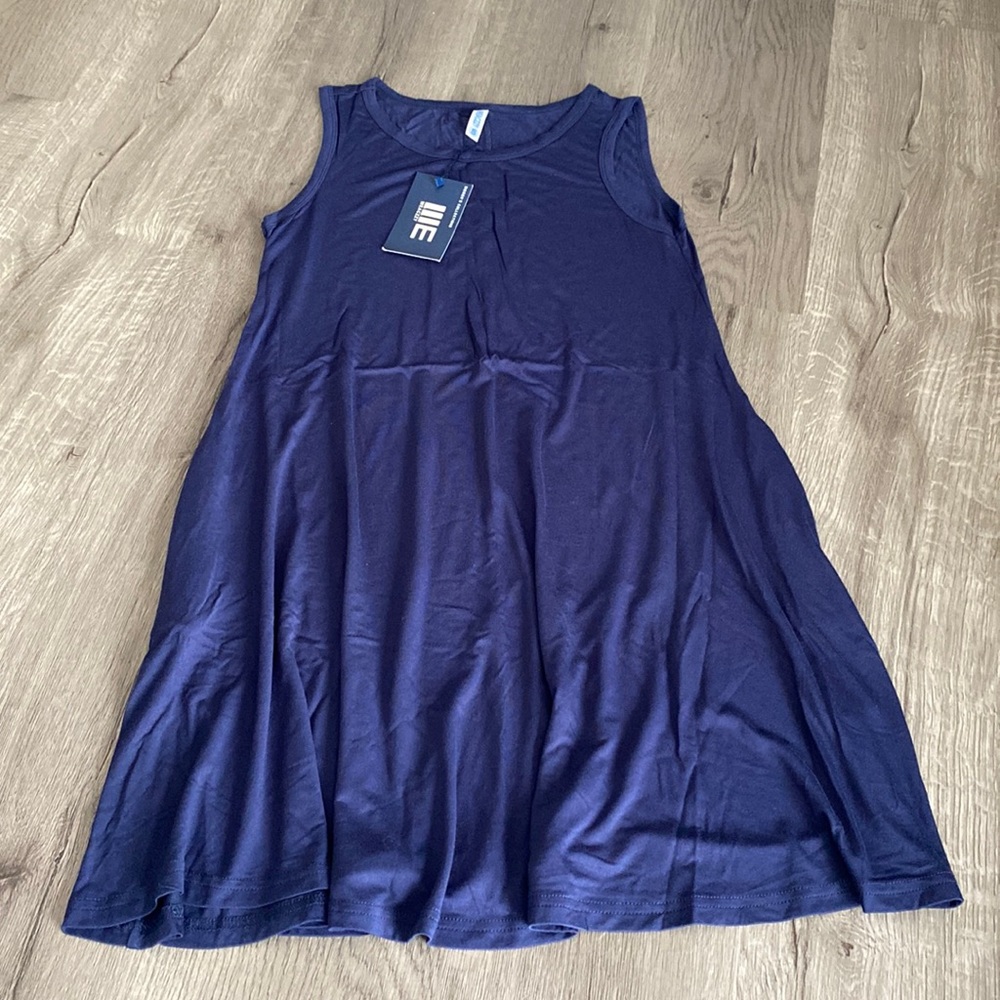 Blue Sleeveless Dress